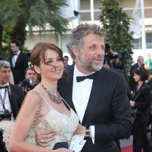 Stéphane Guillon et Muriel Cousin au Festival de Cannes.