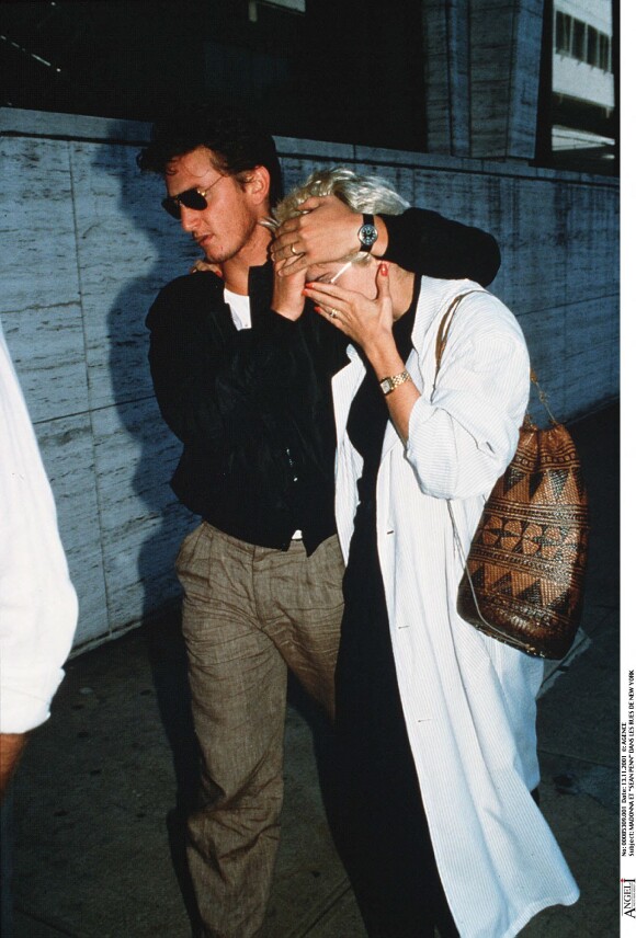Madonna et Sean Penn dans les rues de New York en 1986