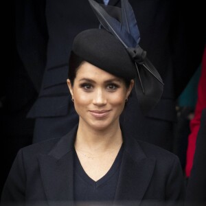 Meghan Markle, duchesse de Sussex - La famille royale assiste à la messe de Noël à Sandringham le 25 décembre 2018. 
