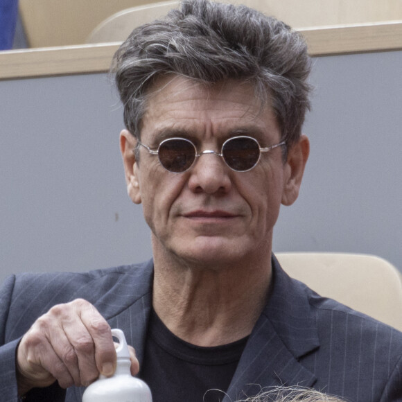 Marc Lavoine dans les tribunes des internationaux de France de Roland Garros à Paris le 31 mai 2022. © Cyril Moreau - Dominique Jacovides/Bestimage