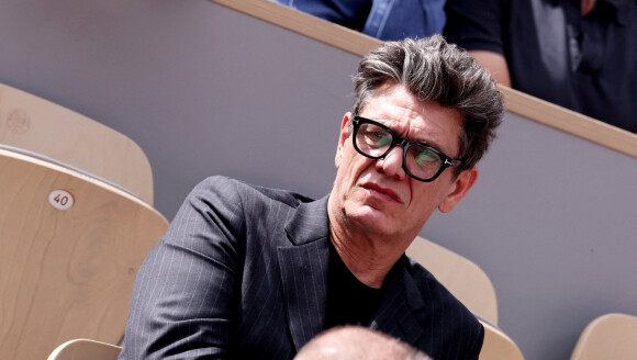 Marc Lavoine dans les tribunes des internationaux de France de Roland Garros à Paris le 31 mai 2022. © Cyril Moreau - Dominique Jacovides/Bestimage 