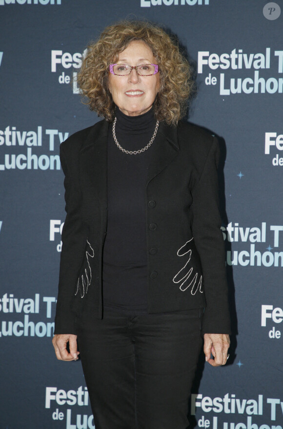 Le jury documentaire Mireille Dumas lors de la 24ème édition du festival TV de Luchon le 8 février 2022. © Christophe Aubert / Bestimage 