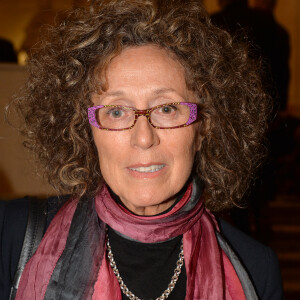 Semi-exclusif - Mireille Dumas lors de la cérémonie d'installation de F.Mitterrand à l'académie des Beaux-Arts à Paris, France, le 6 février 2020. © Veeren/Bestimage 