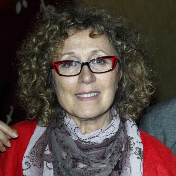 Exclusif - Mireille Dumas - Dîner avec les membres du comité d'honneur de l'ADMD (l'Association pour le Droit de Mourir dans la Dignité) au Buddha Bar à Paris le 17 juin 2014.