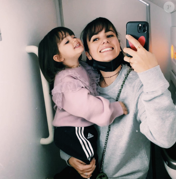 Alizée et sa fille Maggy sur Instagram. Le 20 février 2022.