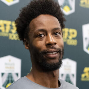 Gaël Monfils en conférence de presse lors du tournoi Rolex Paris Masters 2019, le 30 octobre 2019. © Perusseau-Veeren/Bestimage