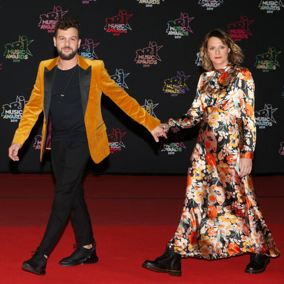 Claudio Capéo et sa compagne Aurélie Willgallis - 21ème édition des NRJ Music Awards au Palais des festivals à Cannes le 9 novembre 2019. © Dominique Jacovides/Bestimage 