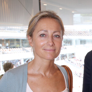 Anne-Sophie Lapix au déjeuner de France Télévision (jour 12) lors des Internationaux de France de Tennis de Roland Garros 2022 à Paris. © Bertrand Rindoff/Bestimage 