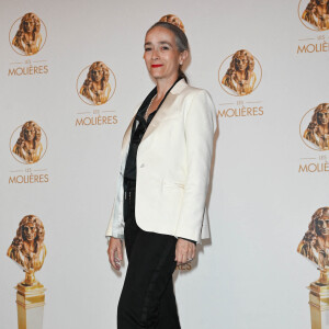 Delphine Ernotte, présidente de France Télévisions au photocall de la 33ème cérémonie des Molières aux Folies Bergère à Paris le 30 mai 2022. © Coadic Guirec / Bestimage 