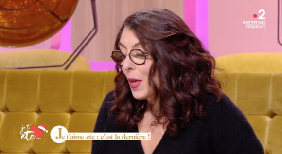 André Manoukian et sa fille Julie dans l'émission "Je t'aime etc.", sur France 2.