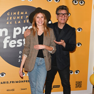 Ana Girardot et Marc Lavoine - Cérémonie d'ouverture de "Mon premier festival" au Forum des images à Paris, le 26 octobre 2022. © Coadic Guirec/Bestimage