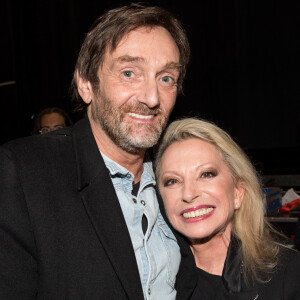 Exclusif - Pierre Palmade et Véronique Sanson - People lors du concert de Véronique Sanson au Palais des Sports à Paris.© Cyril Moreau / Bestimage 