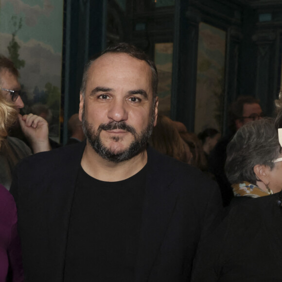 François-Xavier Demaison - Personnalités au showcase privé de P.Bruel, à l'occasion du 3ème anniversaire de la chaîne Olympia TV dans la Salle de billard de l'Olympia à Paris. Le 27 octobre 2022 © Jack Tribeca / Bestimage.