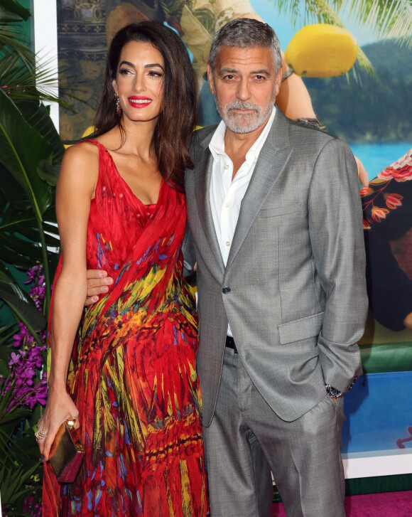 George Clooney, Amal Clooney - Première du film "Ticket To Paradise" à Los Angeles.