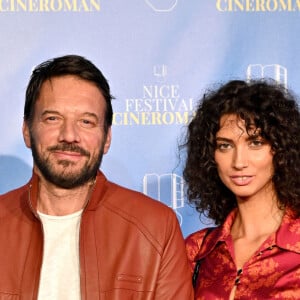 Samuel Le Bihan et son ex fiancée Stefania Cristian - 4e édition du festival Cinéroman à Nice au cinéma Pathé Gare du Sud le 6 octobre 2022. © Bruno Bebert / Bestimage