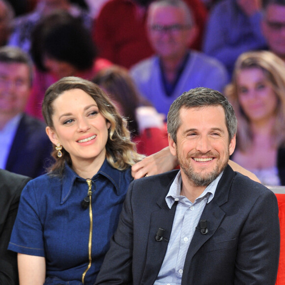 Exclusif - Marion Cotillard et Guillaume Canet - Enregistrement de l'émission "Vivement Dimanche prochain" présentée par M.Drucker et diffusée le 5 mai sur France 2. Le 29 avril 2019 © Guillaume Gaffiot / Bestimage 