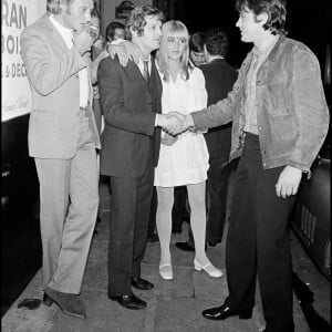 Johnny Hallyday, Sylvie Vartan et Jean-Jacques Debout en 1968