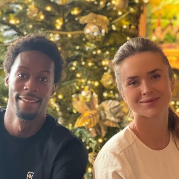 Gaël Monfils et Elina sur Instagram.