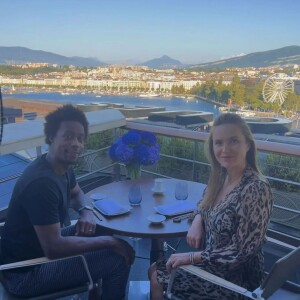 Gaël Monfils et Elina sur Instagram.