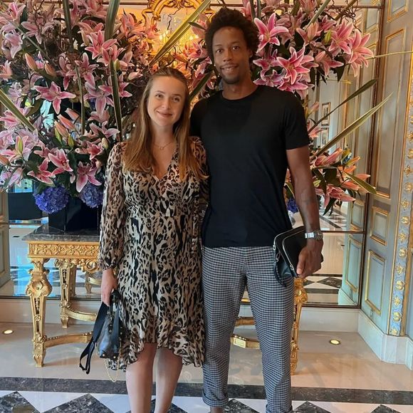 Gaël Monfils et Elina sur Instagram.