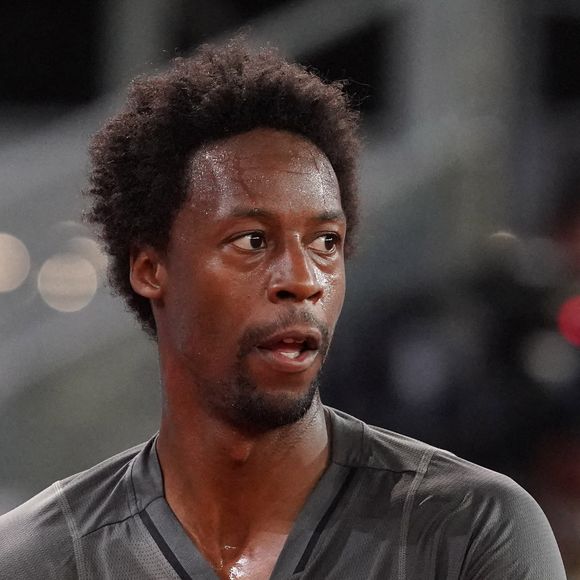 Gaël Monfils lors de l'Open de Tennis de Madrid. Le 3 mai 2022 © Alterphotos / Panoramic / Bestimage