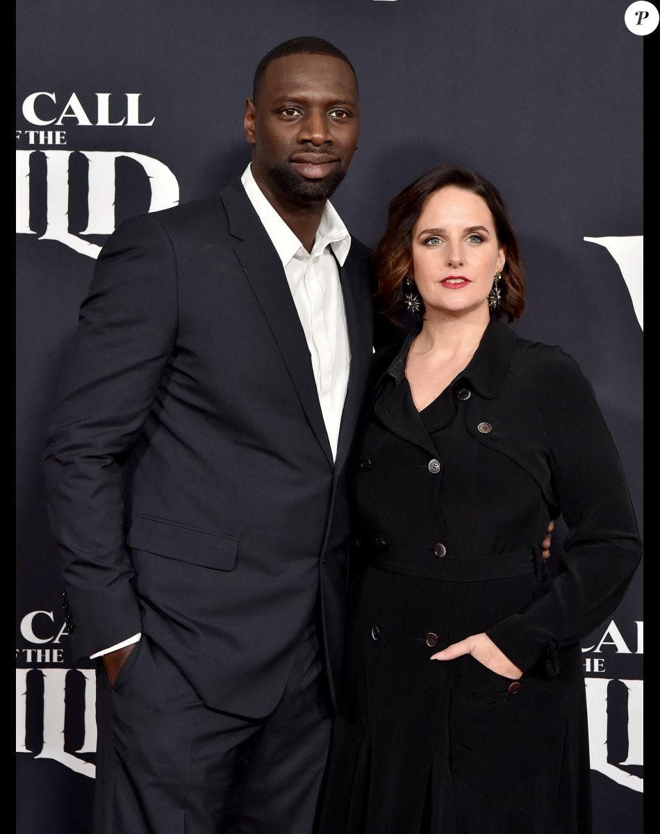 Omar Sy et sa femme Hélène à la première du film "The Call of the Wild" à Los Angeles, le 13 février 2020.