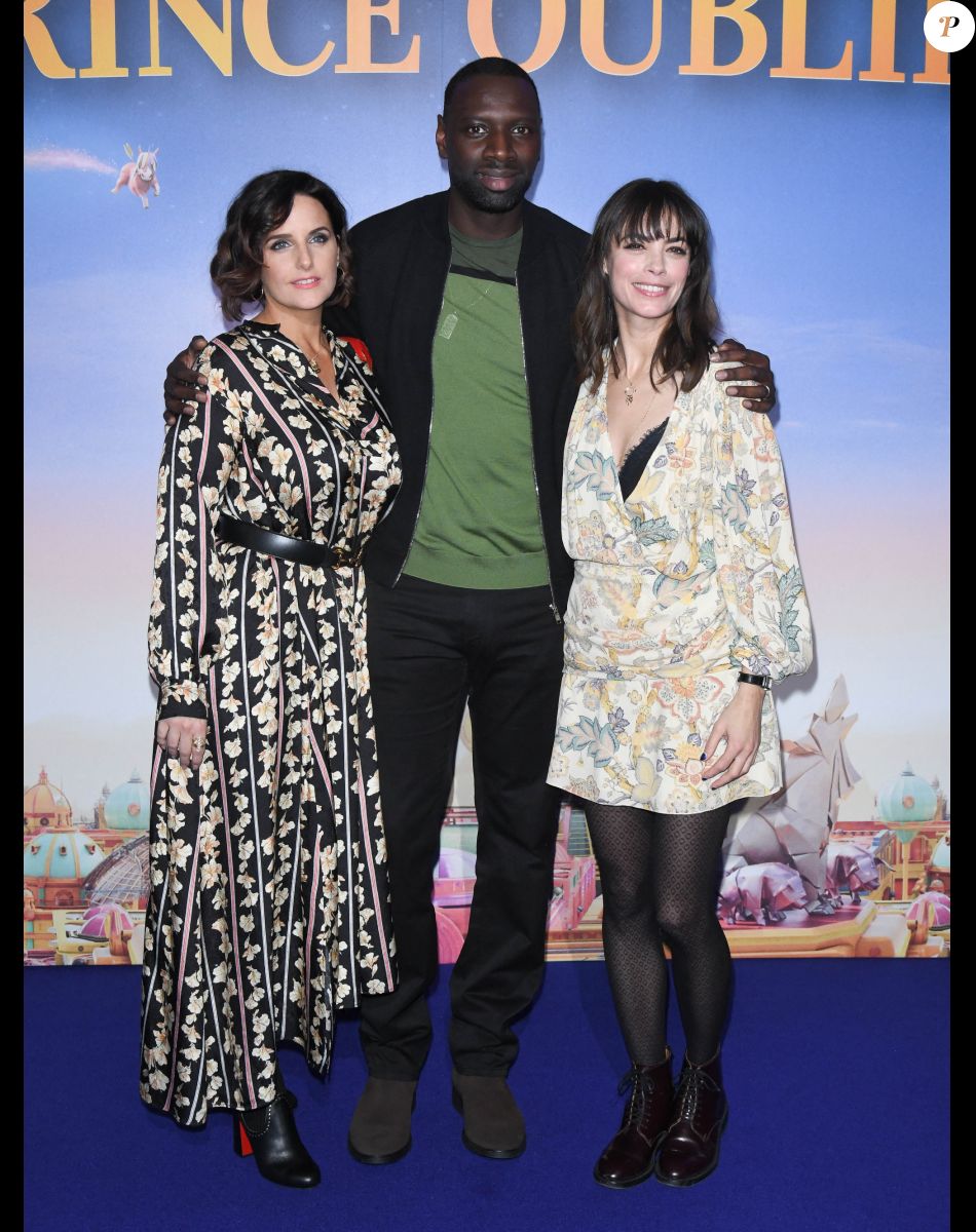 Hélène Sy et son mari Omar Sy et Bérénice Bejo - Avant-première du film "Le Prince Oublié" au cinéma le Grand Rex à Paris le 2 février 2020. © Coadic Guirec/Bestimage