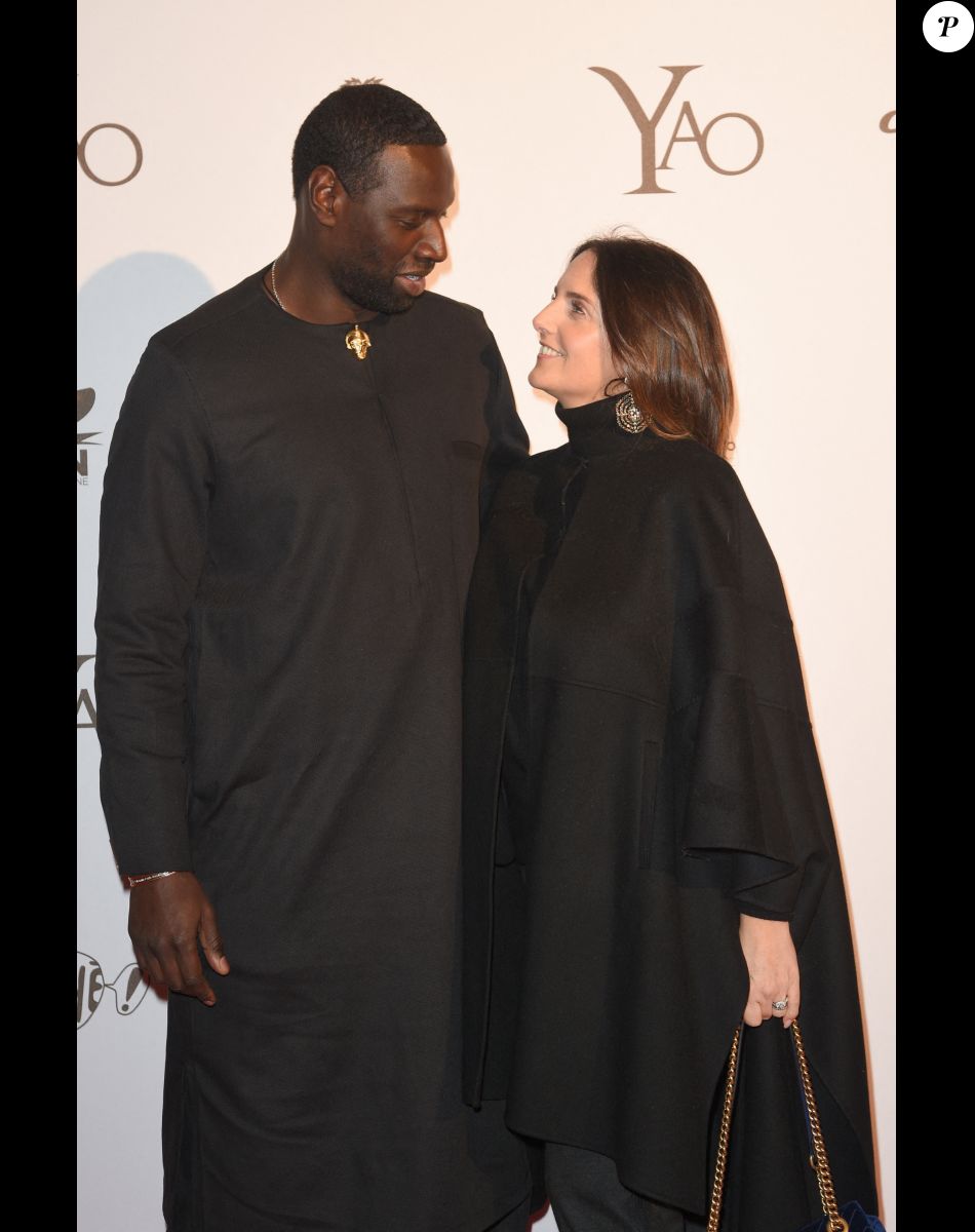 Omar Sy et sa femme Hélène - Avant-première du film "Yao" au cinéma Le Grand Rex à Paris le 15 janvier 2019. © Coadic Guirec/Bestimage