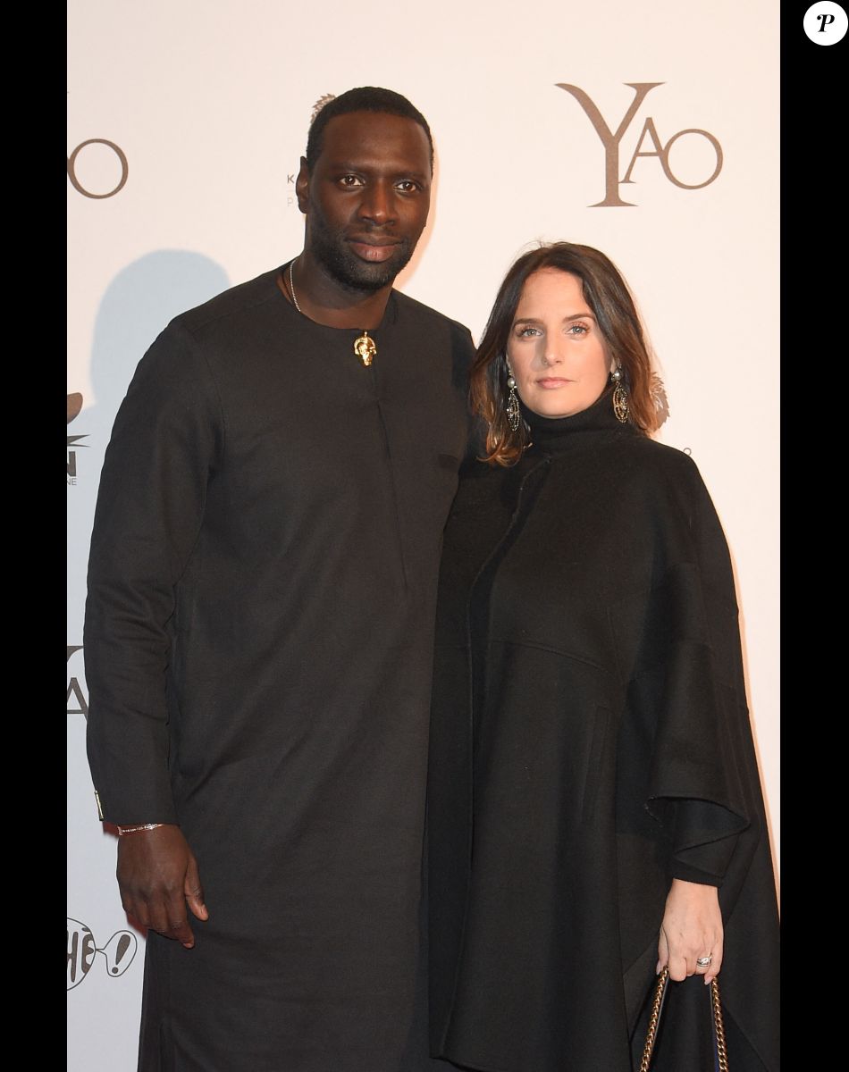 Omar Sy et sa femme Hélène - Avant-première du film "Yao" au cinéma Le Grand Rex à Paris le 15 janvier 2019. © Coadic Guirec/Bestimage