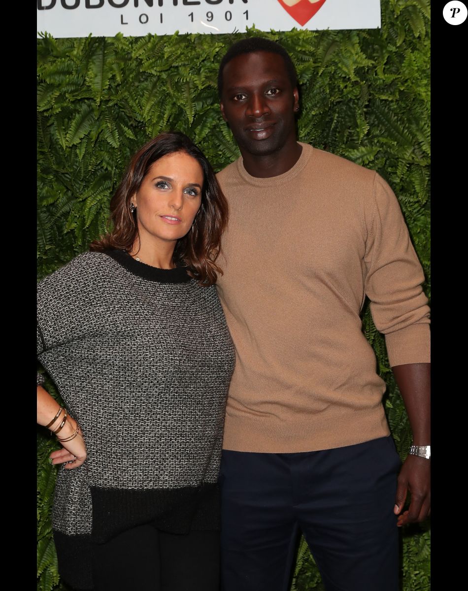 Omar Sy et sa femme Hélène - J.M Weston organise un vide grenier caritatif au profit de l'association "CéKeDuBonheur", association présidée par Hélène Sy et qui déploie toute son énergie afin d'améliorer la qualité de vie des enfants et adolescents hospitalisés. De nombreux artistes ont répondu présent une fois de plus à l'appel de l'association, le 2 octobre 2016 à Paris. © Cyril Moreau/Bestimage