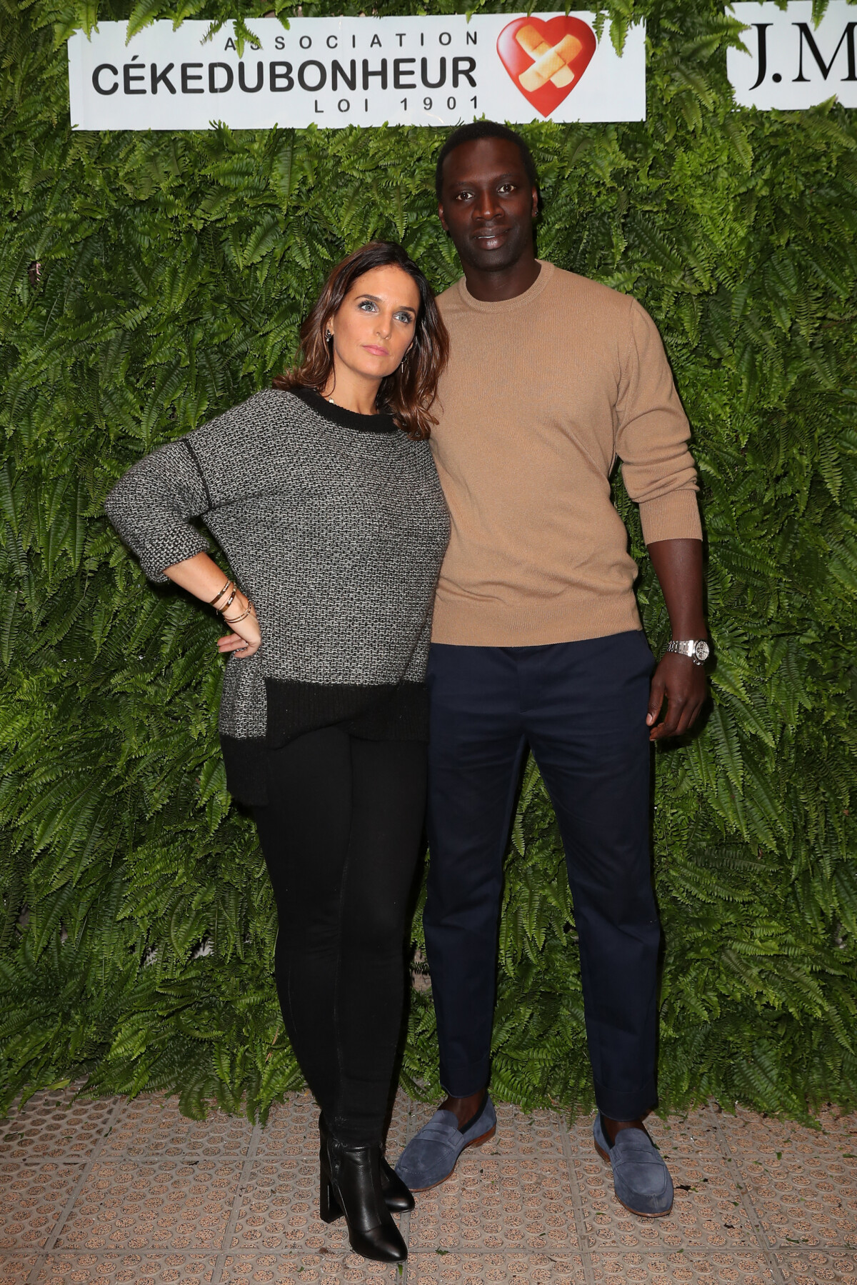 Photo Omar Sy Et Sa Femme H L Ne J M Weston Organise Un Vide