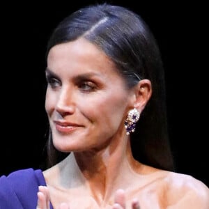 La reine Letizia d'Espagne lors du 175ème anniversaire du club "Circulo del Liceo (Cercle del Liceu)" à Barcelone.