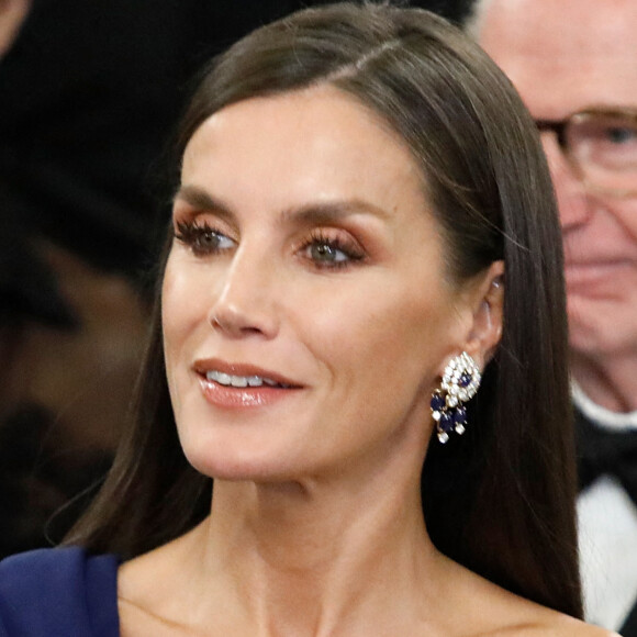 La reine Letizia d'Espagne lors du 175ème anniversaire du club "Circulo del Liceo (Cercle del Liceu)" à Barcelone.