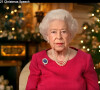 Le discours de Noël 2021 de la reine Elizabeth II d'Angleterre le 25 décembre 2021 au château de Windsor © Youtube via Bestimage.