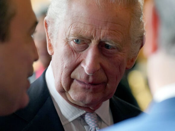Le roi Charles III d'Angleterre - Réception à Buckingham Palace avec des dirigeants mondiaux, des personnalités du monde des affaires, des écologistes et des ONG, à Londres, avant le sommet de la Cop 27. Le 4 novembre 2022.