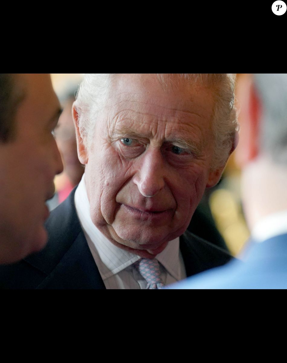 Le roi Charles III d'Angleterre - Réception à Buckingham Palace avec des dirigeants mondiaux, des personnalités du monde des affaires, des écologistes et des ONG, à Londres, avant le sommet de la Cop 27. Le 4 novembre 2022.
