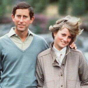 Le prince Charles, prince de Galles devenu le roi Charles III d'Angleterre et sa femme Lady Diana.