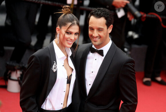 Iris Mittenaere et son compagnon Diego El Glaoui - Montée des marches du film "Top Gun : Maverick" lors du 75e Festival de Cannes. Le 18 mai 2022. © Dominique Jacovides / Bestimage