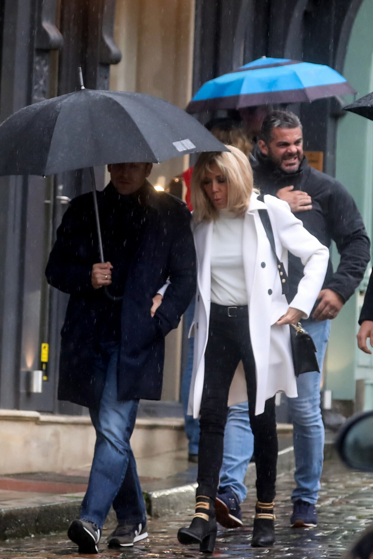 Photo : Semi-Exclusif - Le président Emmanuel Macron et sa femme ...