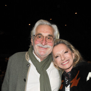 Exclusif - Véronique Sanson et son compagnon Christian Meilland - Concert de Catherine Lara au Dôme de Paris (Palais des Sports), le 14 février 2020. © Coadic Guirec / Bestimage 