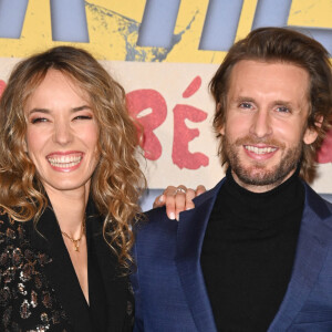 Elodie Fontan et son compagnon Philippe Lacheau - Avant-première du film "Super-héros malgré lui" au cinéma Le Grand Rex à Paris @Coadic Guirec/Bestimage