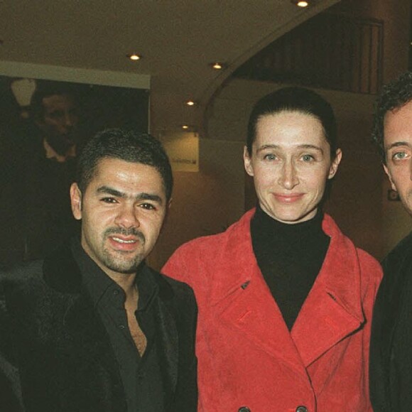 Jamel Debbouze, Anne Brochet et Gad Elmaleh en 2002. 