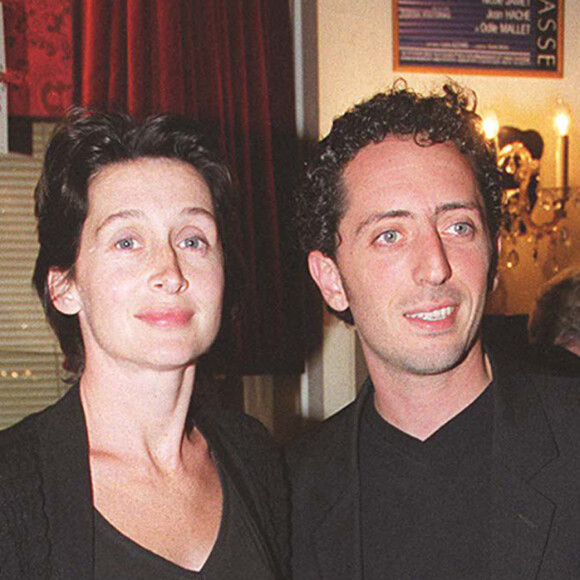 Gad Elmaleh et sa compagne Anne Brochet.