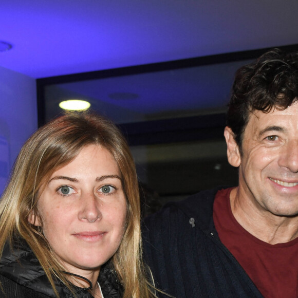 Exclusif - Amanda Sthers et Patrick Bruel en backstage lors du premier jour du concert de Patrick Bruel lors de sa tournée "Ce soir on sort..." à Paris La Défense Arena