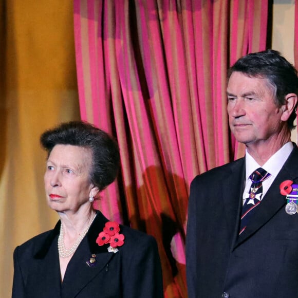 La princesse Anne et Sir Timothy Laurence - Les membres de la famille royale d'Angleterre lors du festival annuel du souvenir de la Royal British Legion au Royal Albert Hall de Londres, Royaume Uni, le 12 novembre 2022.