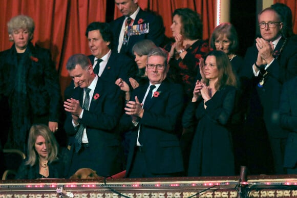 Sir Keir Starmer et sa femme Victoria - Les membres de la famille royale d'Angleterre lors du festival annuel du souvenir de la Royal British Legion au Royal Albert Hall de Londres, Royaume Uni, le 12 novembre 2022.