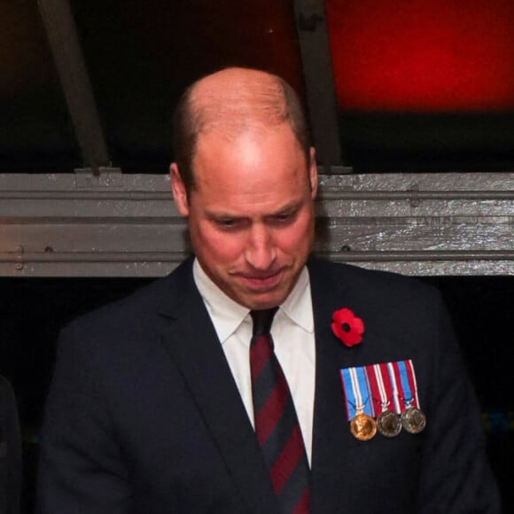 Le prince William, prince de Galles, et Catherine (Kate) Middleton, princesse de Galles, - Les membres de la famille royale d'Angleterre lors du festival annuel du souvenir de la Royal British Legion au Royal Albert Hall de Londres, Royaume Uni, le 12 novembre 2022.