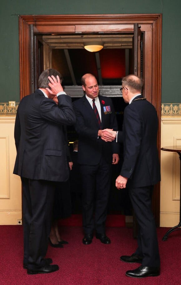 Le prince William, prince de Galles, - Les membres de la famille royale d'Angleterre lors du festival annuel du souvenir de la Royal British Legion au Royal Albert Hall de Londres, Royaume Uni, le 12 novembre 2022.