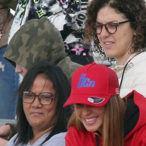 Shakira assiste à un match de baseball de son fils Milan avant leur départ pour Miami où elle doit s'installer avec ses enfants. Barcelone le 12 novembre 2022.