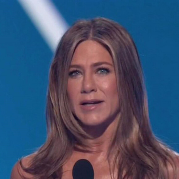 Jennifer Aniston a reçu le "People Icon Award" lors de la cérémonie des "People Choice Awards 2019". L'actrice a rendu un hommage à la série "Friends" lors de la remise de prix. Le 10 novembre 2019. 